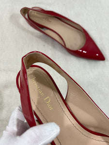 Dior red slingback - 5 UK