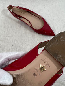 Dior red slingback - 5 UK