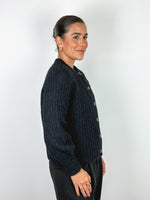 Load image into Gallery viewer, Sézane black cardigan - XXS
