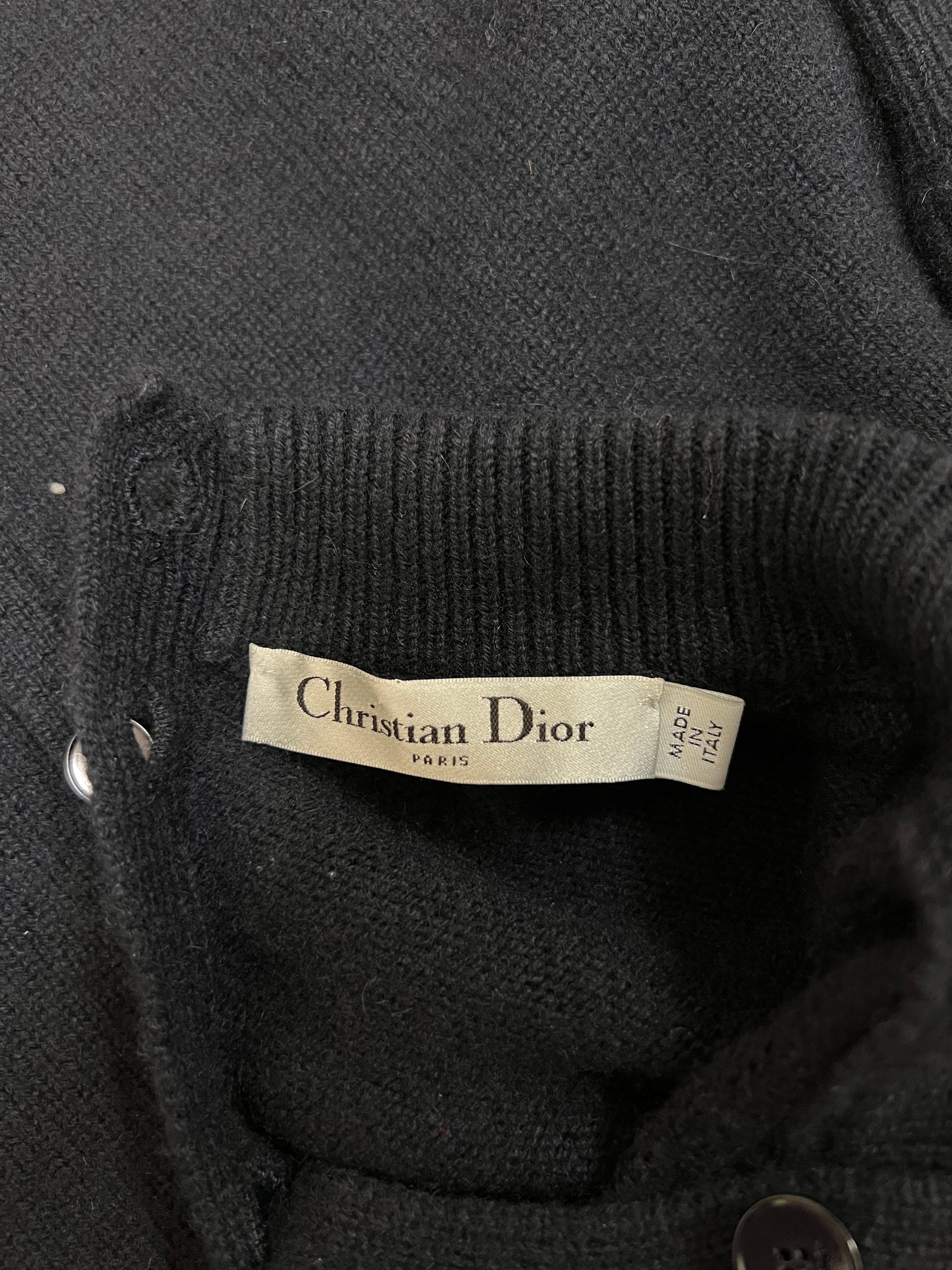 Dior navy blue cashmere - 10 UK