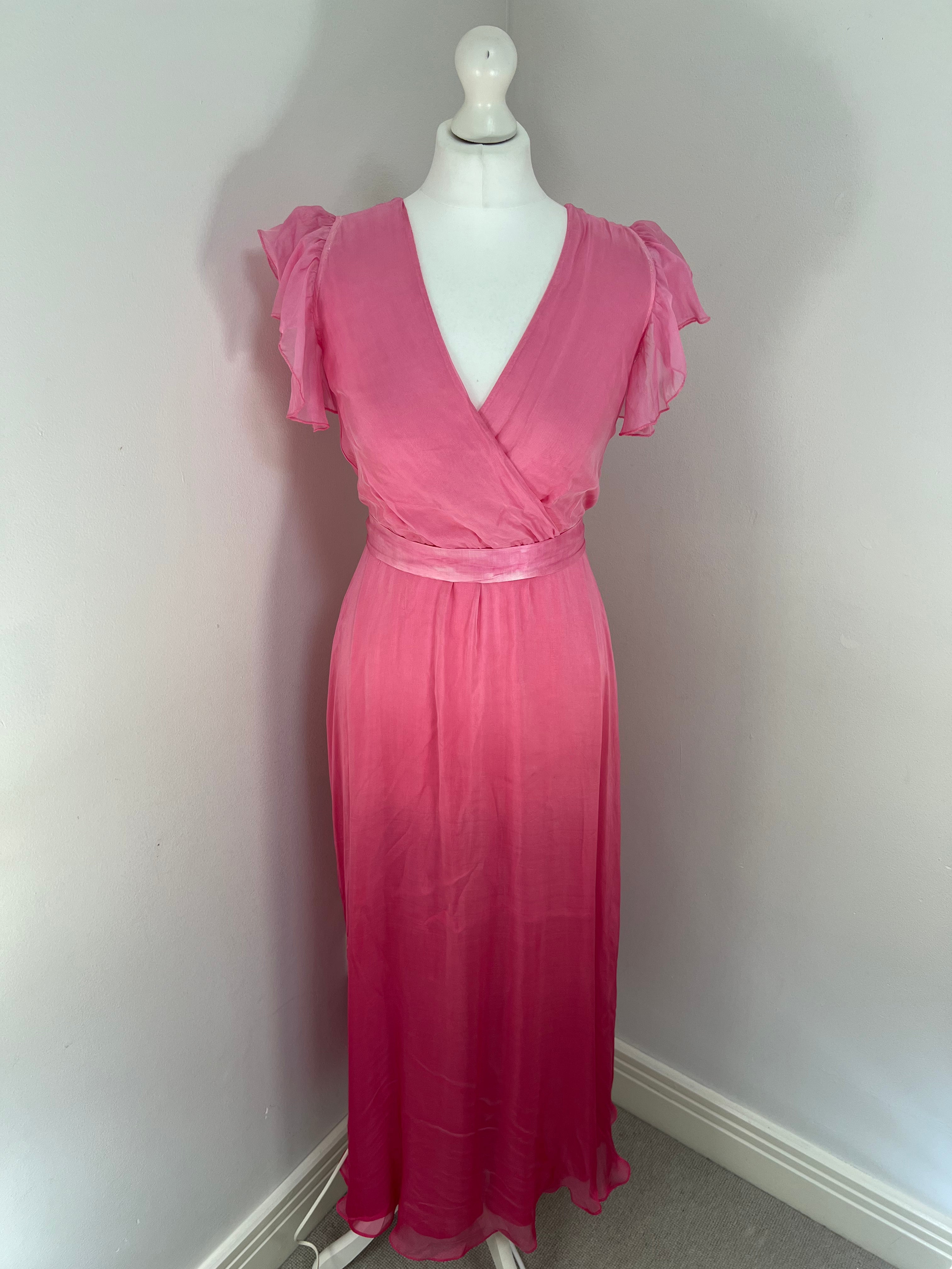 Guess pink maxi dress - XS