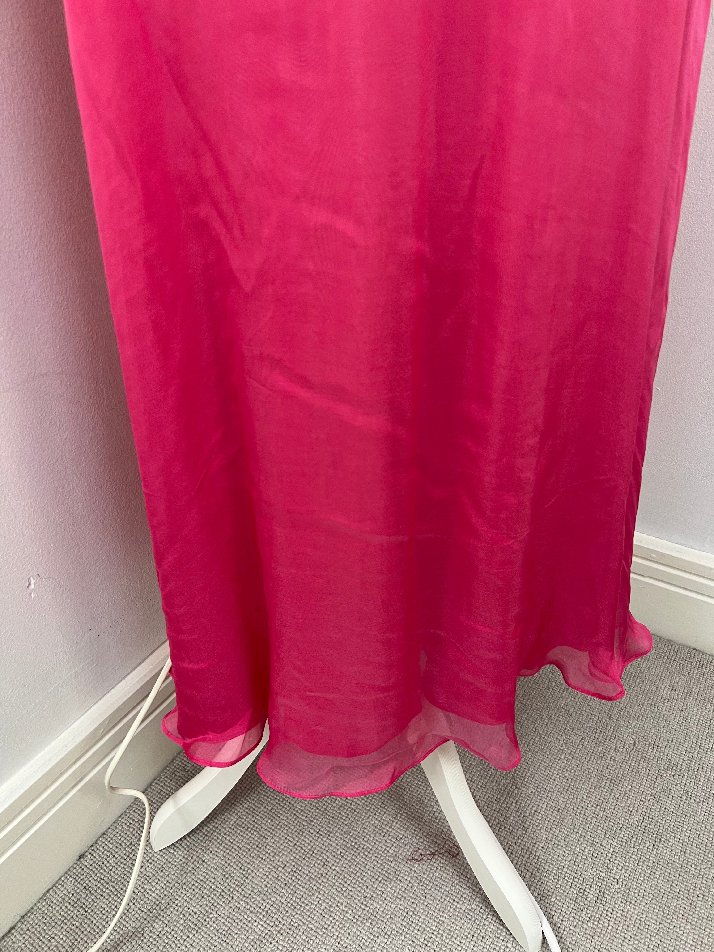 Guess pink maxi dress - XS