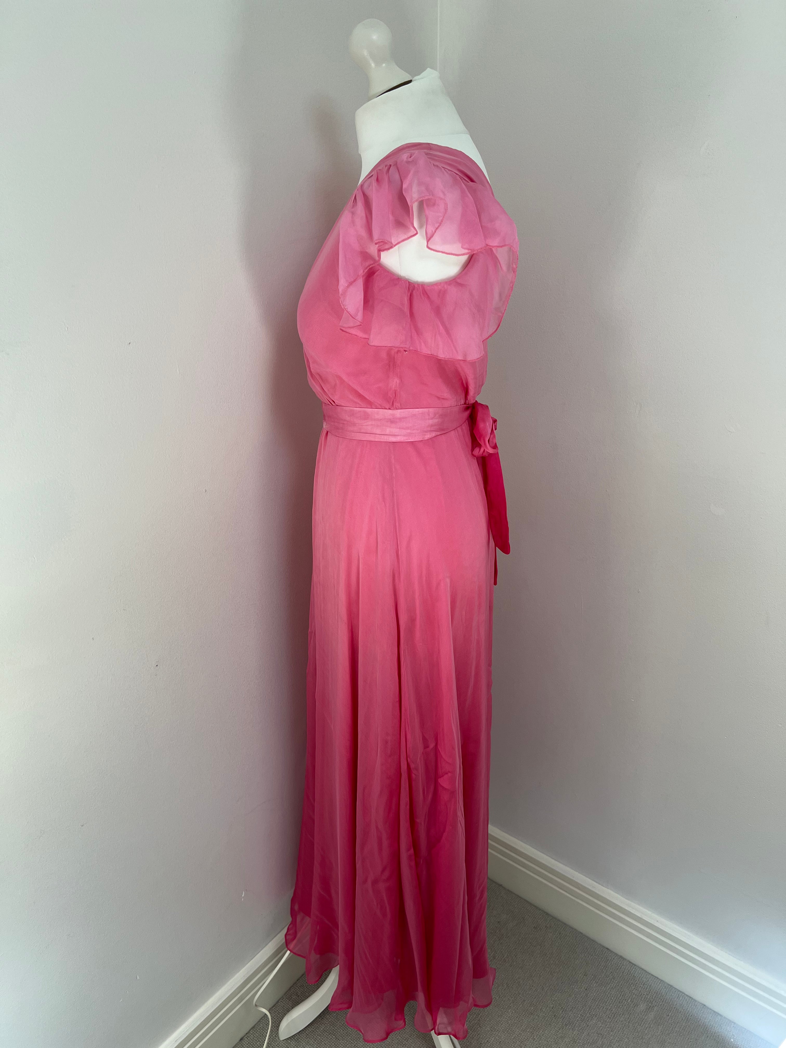 Guess pink maxi dress - XS