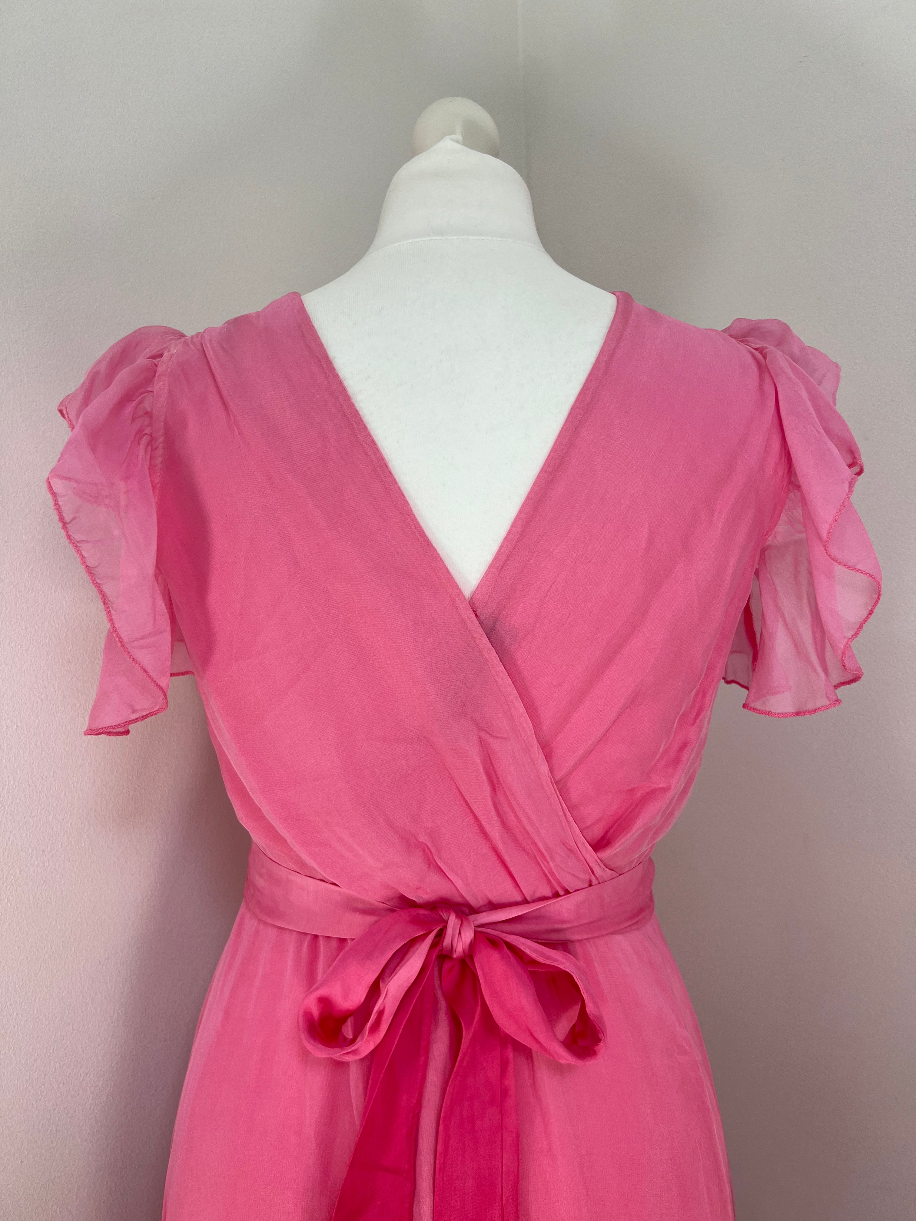 Guess pink maxi dress - XS