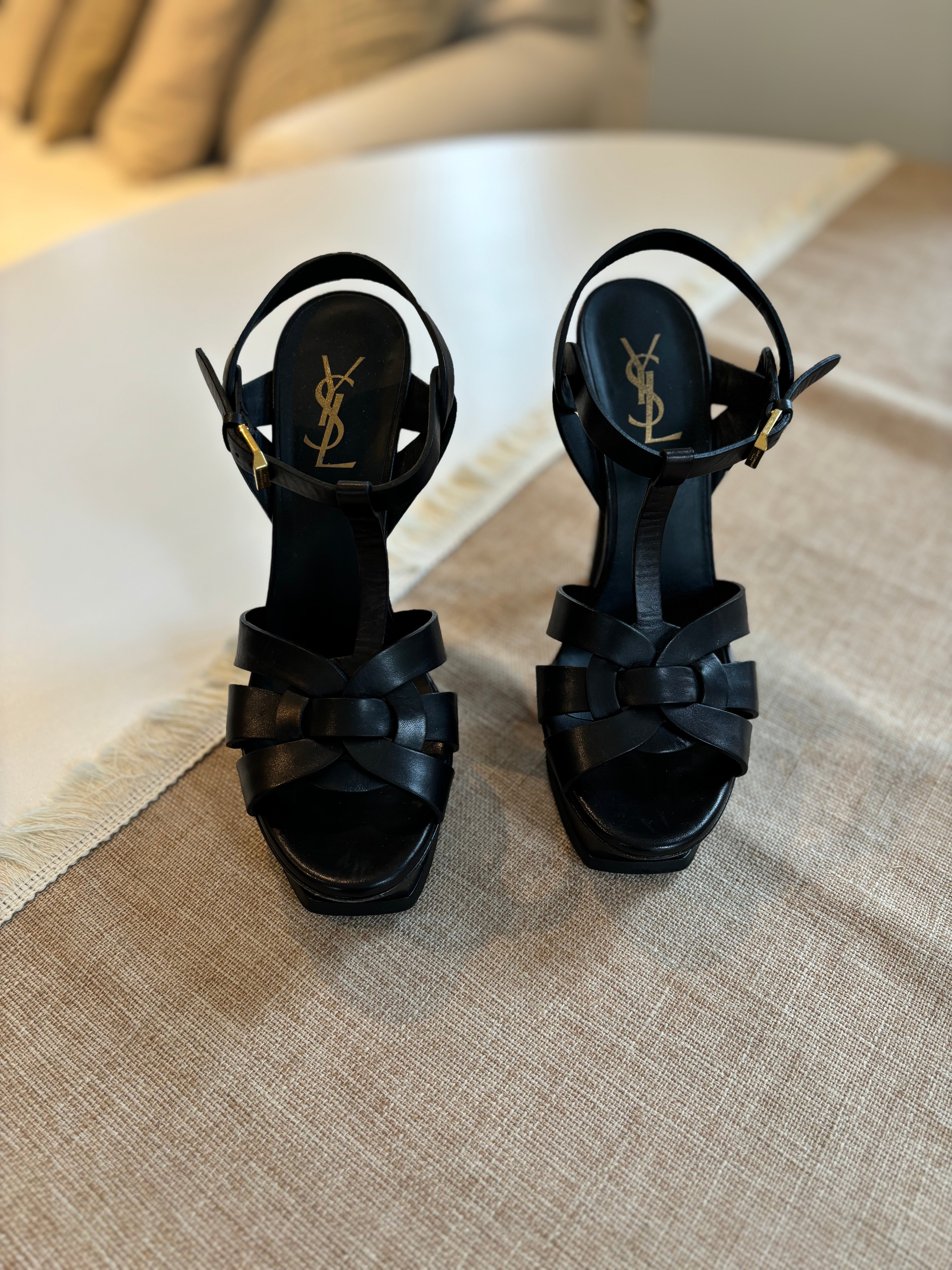 Saint Laurent Tribute black pumps - 5.5 UK