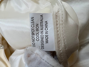 Zimmermann ecru silk mini dress - 2 UK/M