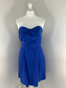 Zimmermann blue silk mini dress - M