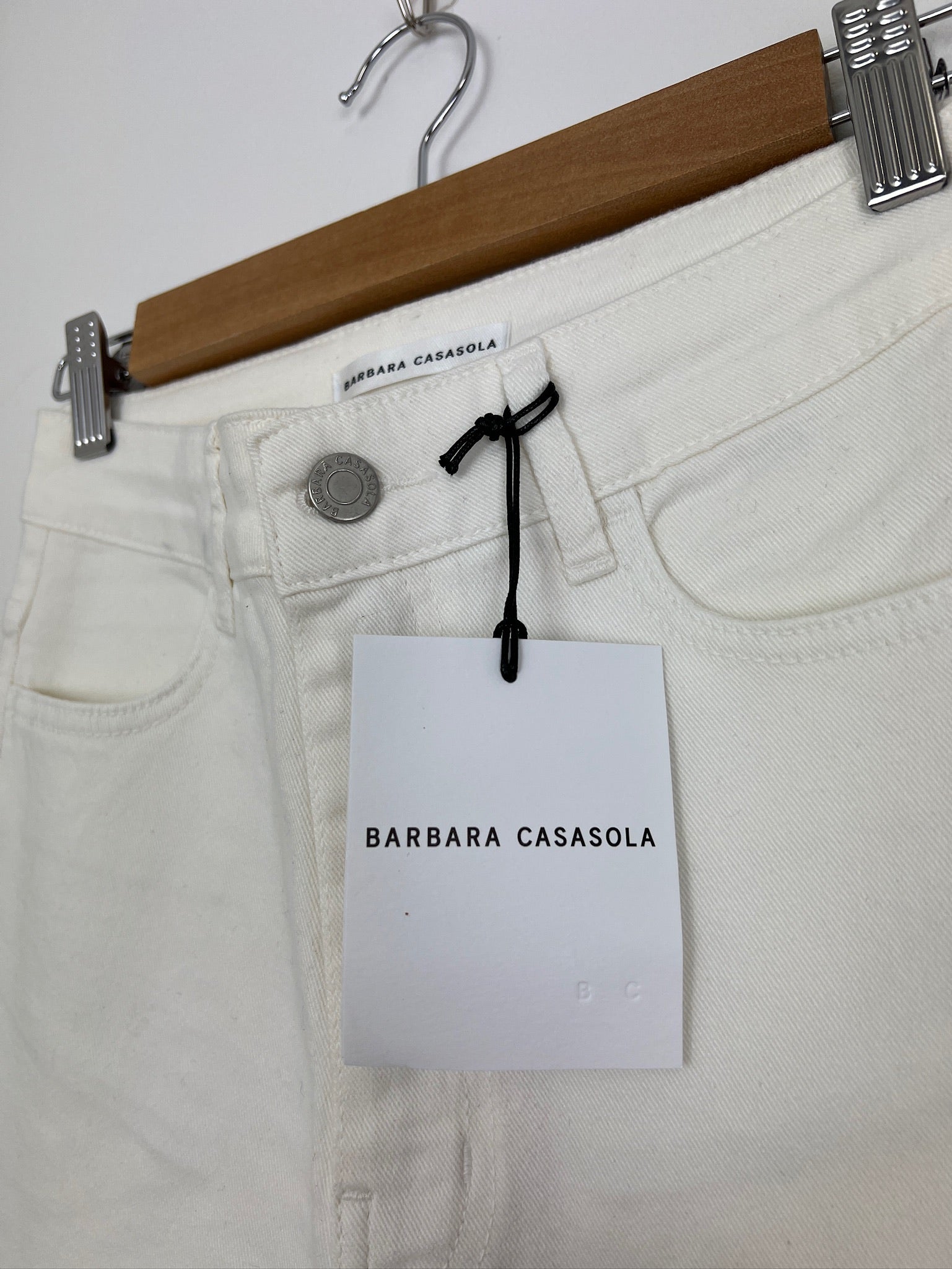 Bárbara Casasola cream jeans - 8 UK