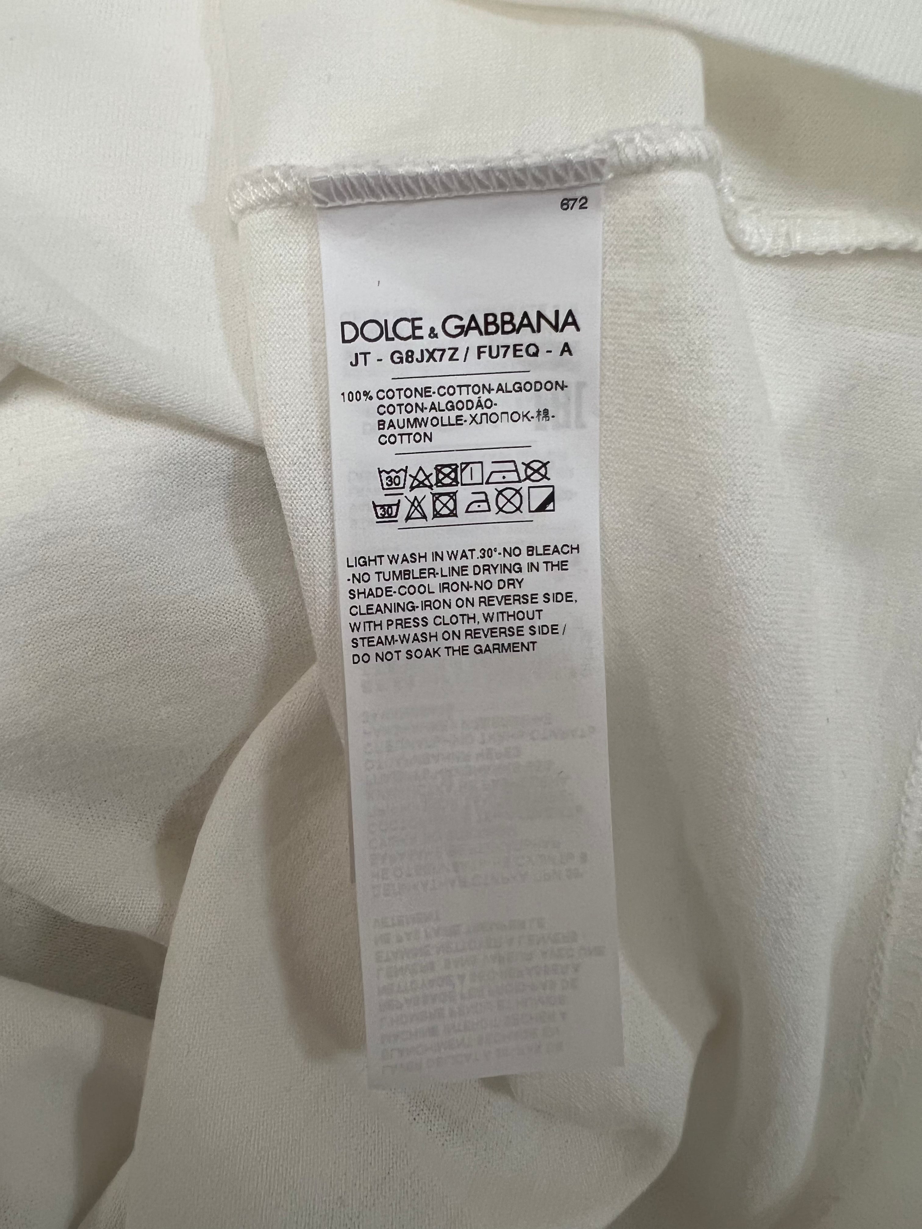 Dolce & Gabbana white t-shirt - L