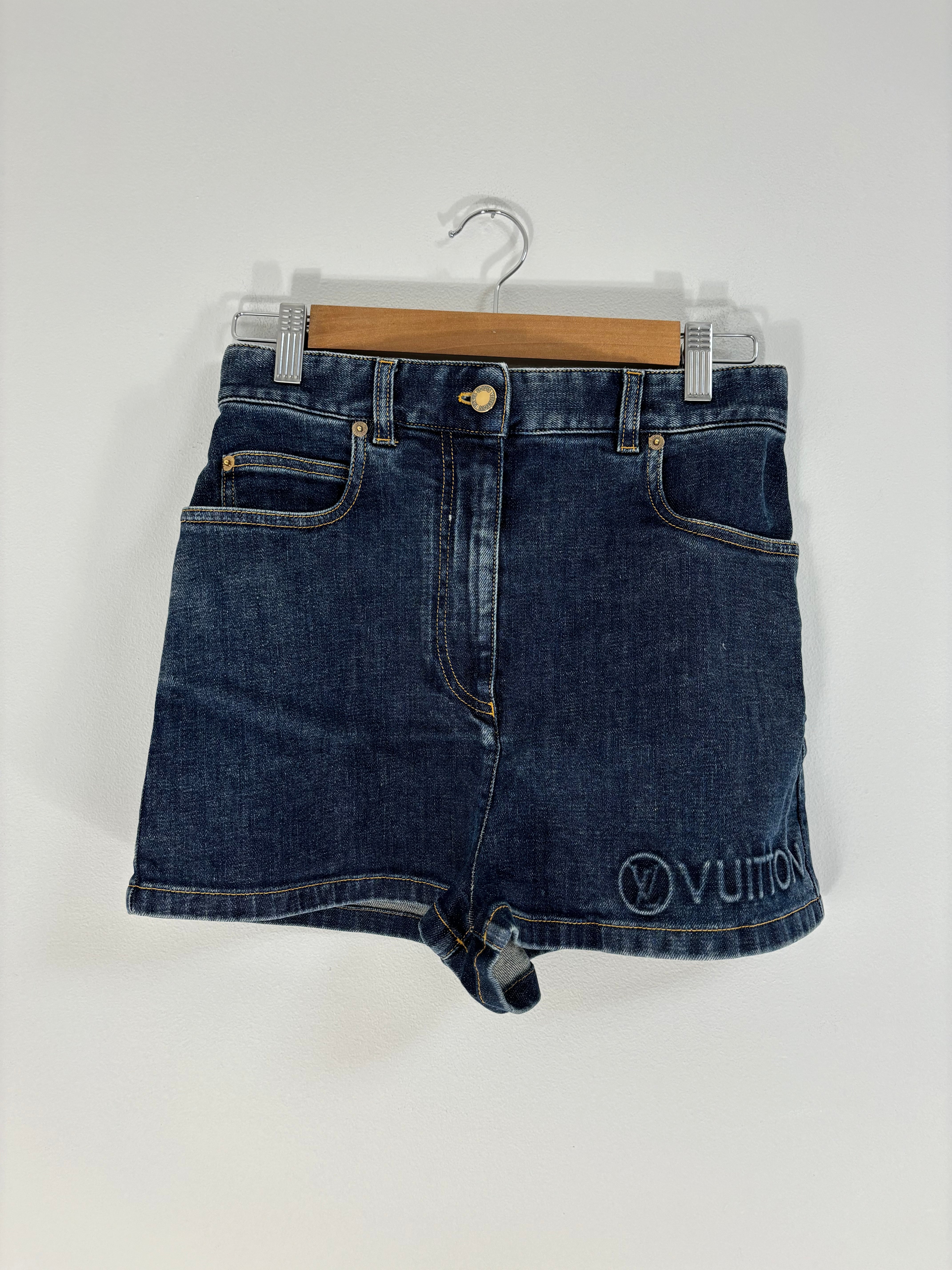 Louis Vuitton denim shorts - 8 UK