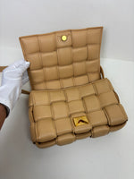 Load image into Gallery viewer, Bottega Veneta Padded Cassette caramel bag
