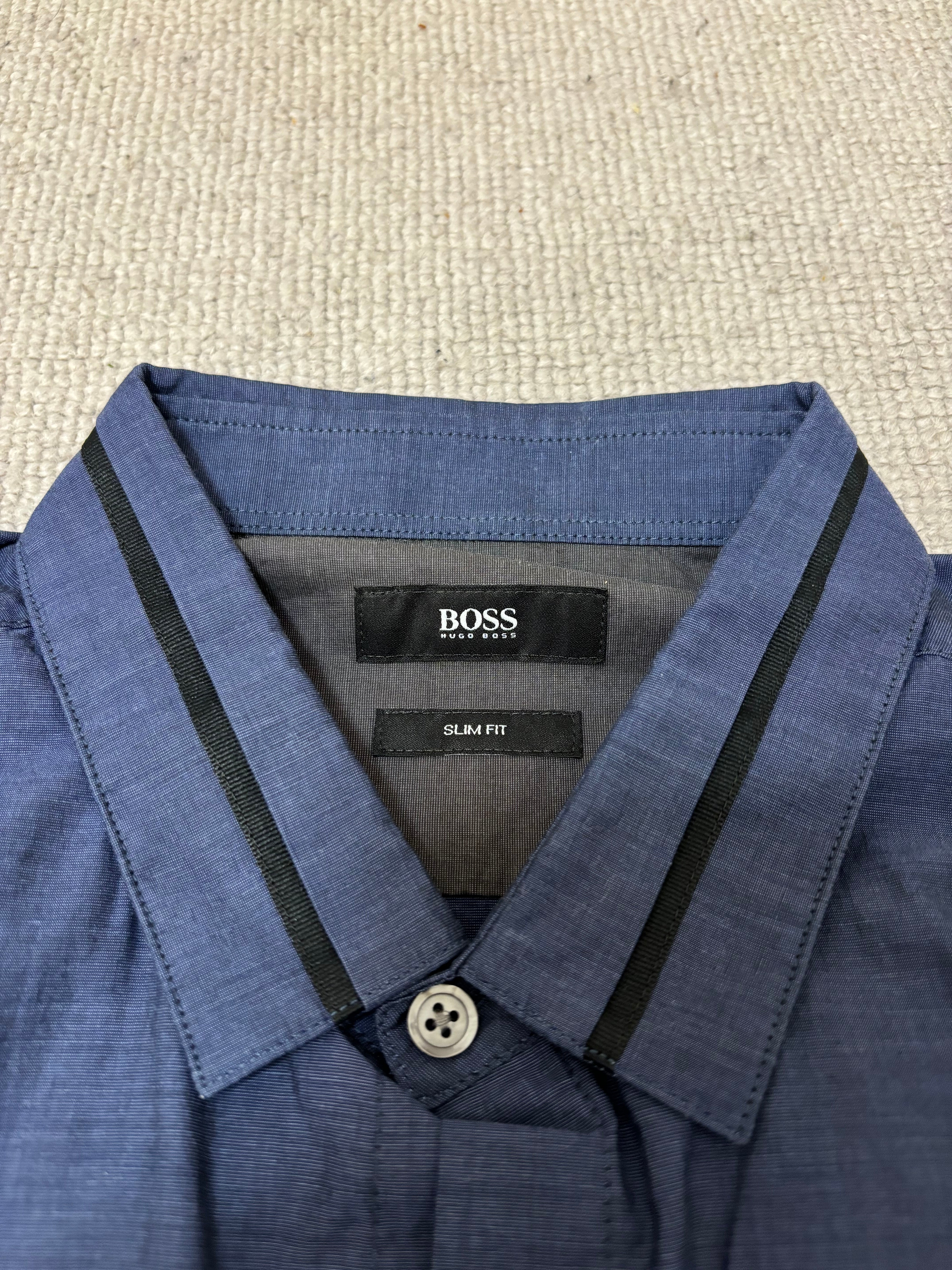 Boss blue shirt - L