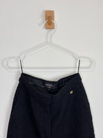 Load image into Gallery viewer, Chanel Black Bouclé Straight-Leg Trousers - 10 UK
