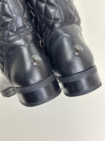 Load image into Gallery viewer, Moncler quilted leather boots - 5 UK
