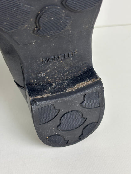 Moncler quilted leather boots - 5 UK