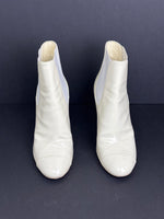Load image into Gallery viewer, Chanel cream ankle boots - 6 UK
