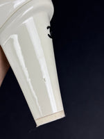 Load image into Gallery viewer, Chanel cream ankle boots - 6 UK

