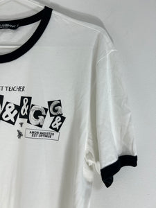 Dolce & Gabbana black and white t-shirt - L