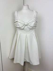 Self Portrait white mini dress - 14 UK