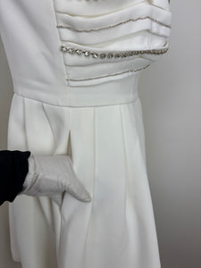Self Portrait white mini dress - 14 UK
