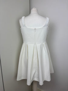 Self Portrait white mini dress - 14 UK
