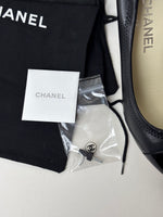 Load image into Gallery viewer, Chanel Classic Patent Cap-Toe Pumps - 6 UK
