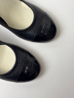 Load image into Gallery viewer, Chanel Classic Patent Cap-Toe Pumps - 6 UK
