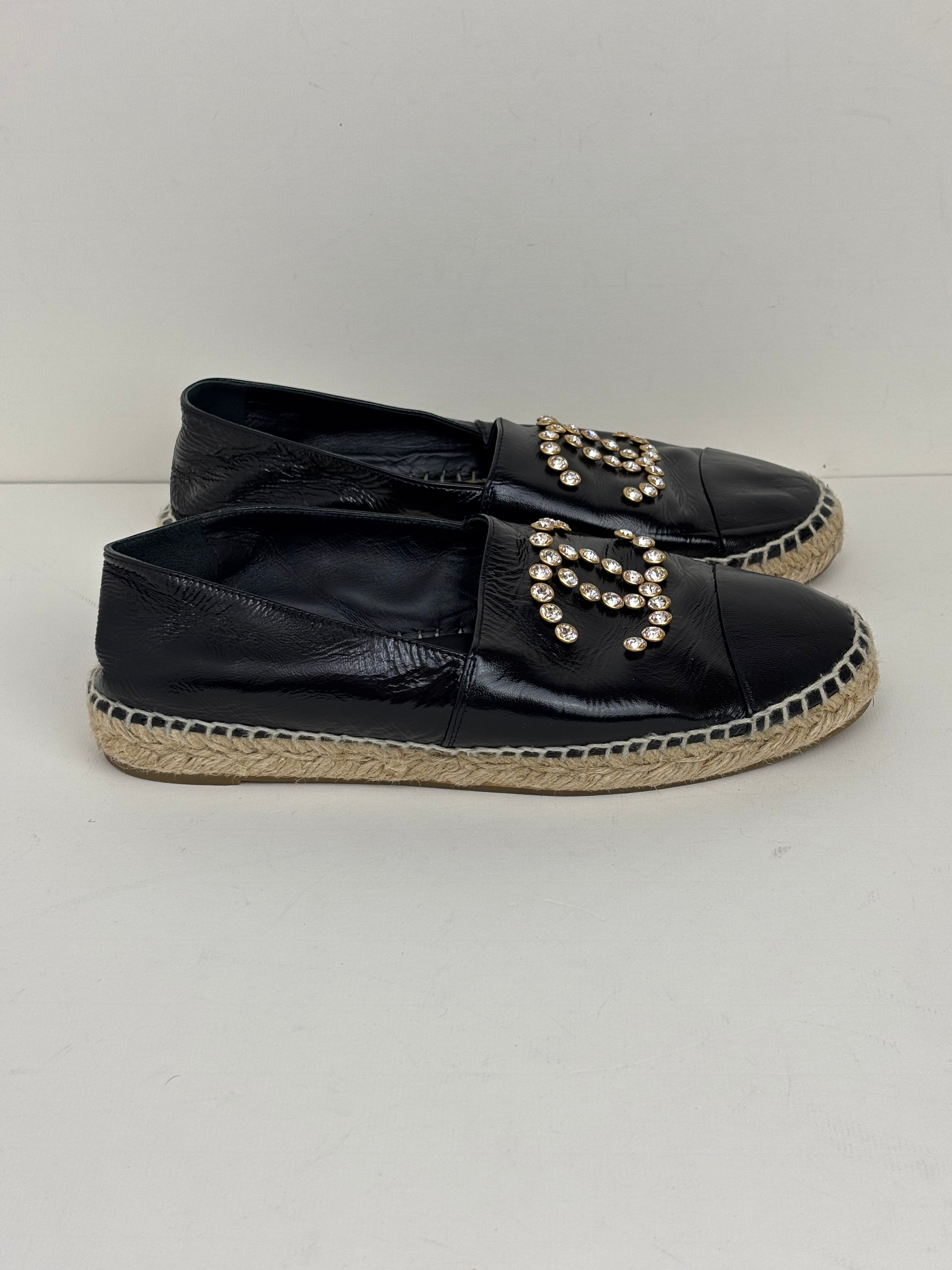 Chanel black espadrilles - 6 UK