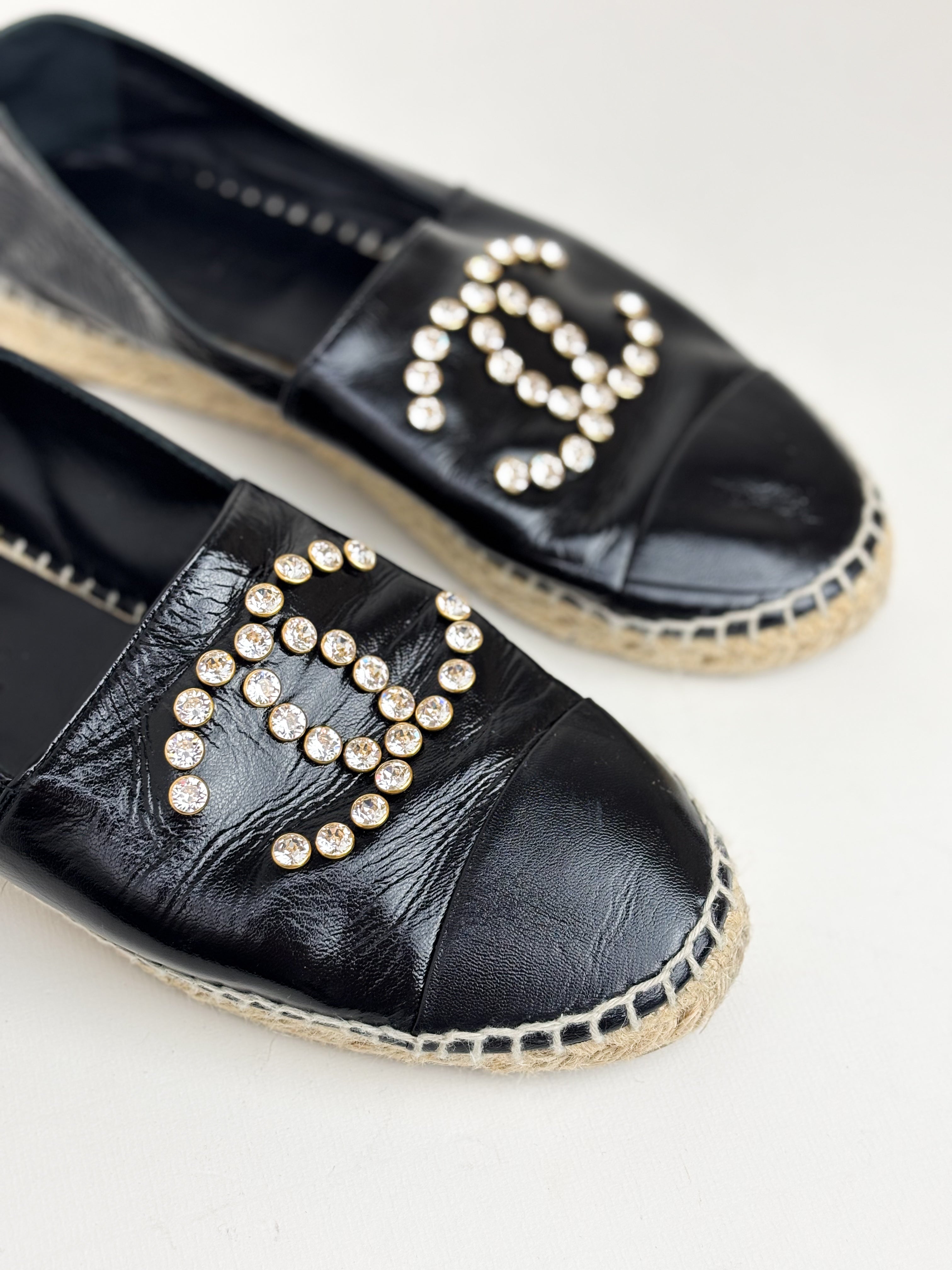 Chanel black espadrilles - 6 UK