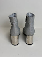 Load image into Gallery viewer, Casadei silver glitter ankle boots - 5 UK
