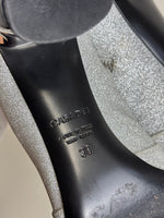 Load image into Gallery viewer, Casadei silver glitter ankle boots - 5 UK
