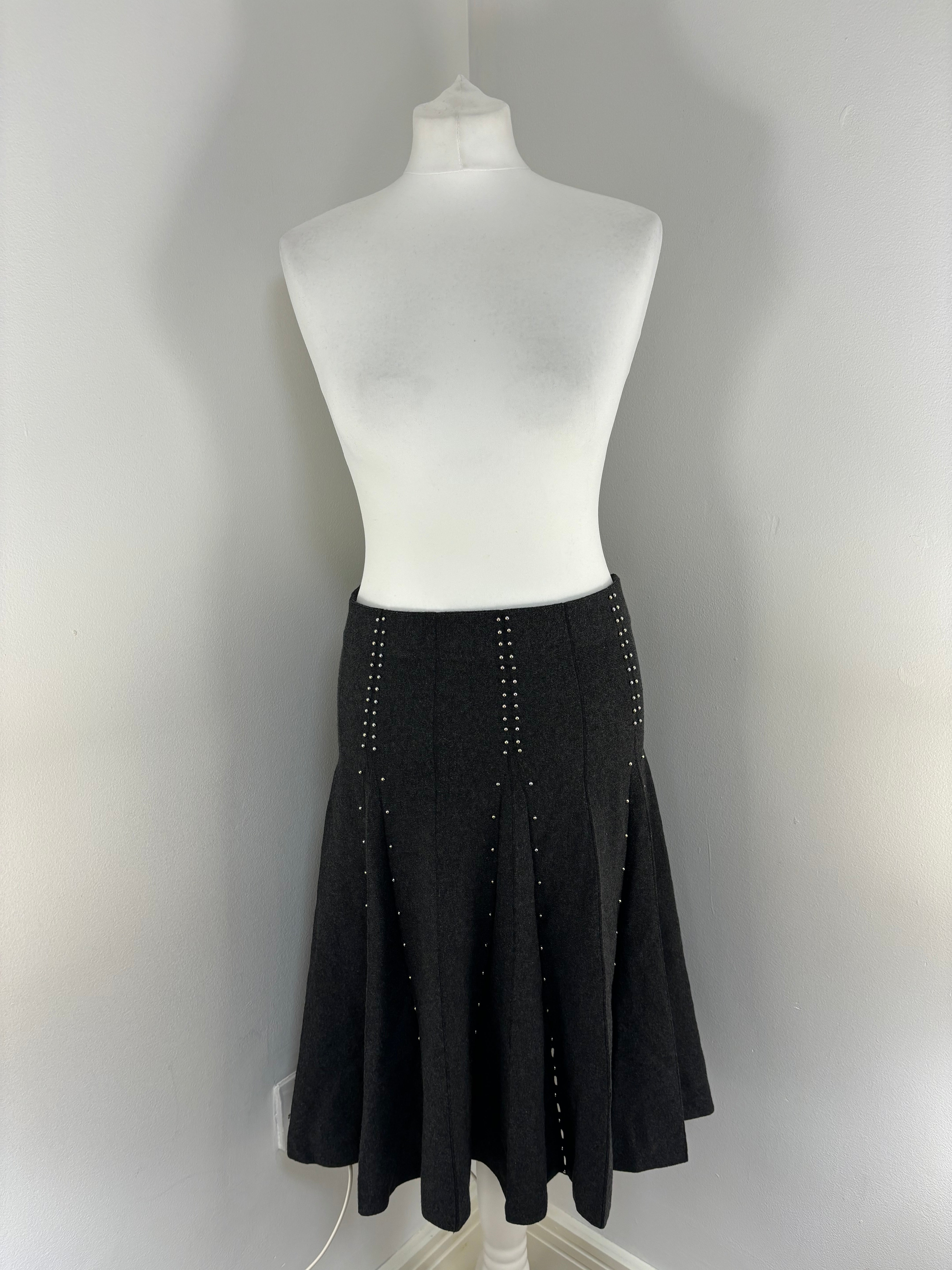 Sandro Paris grey skirt - L