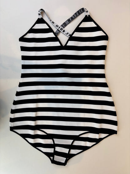 Christian Dior black and white bodysuit - M