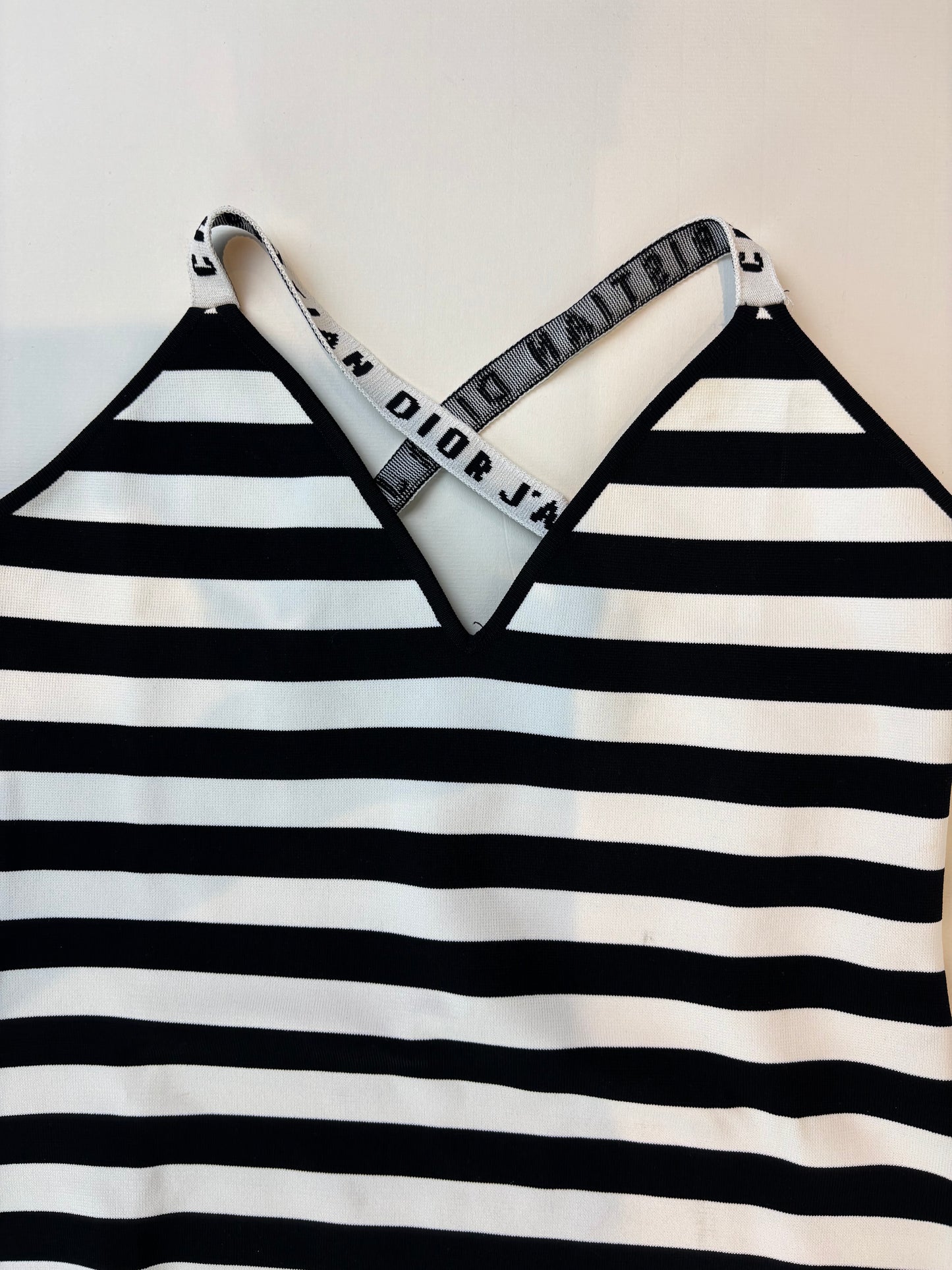 Christian Dior black and white bodysuit - M