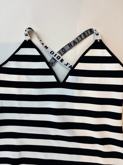 Christian Dior black and white bodysuit - M