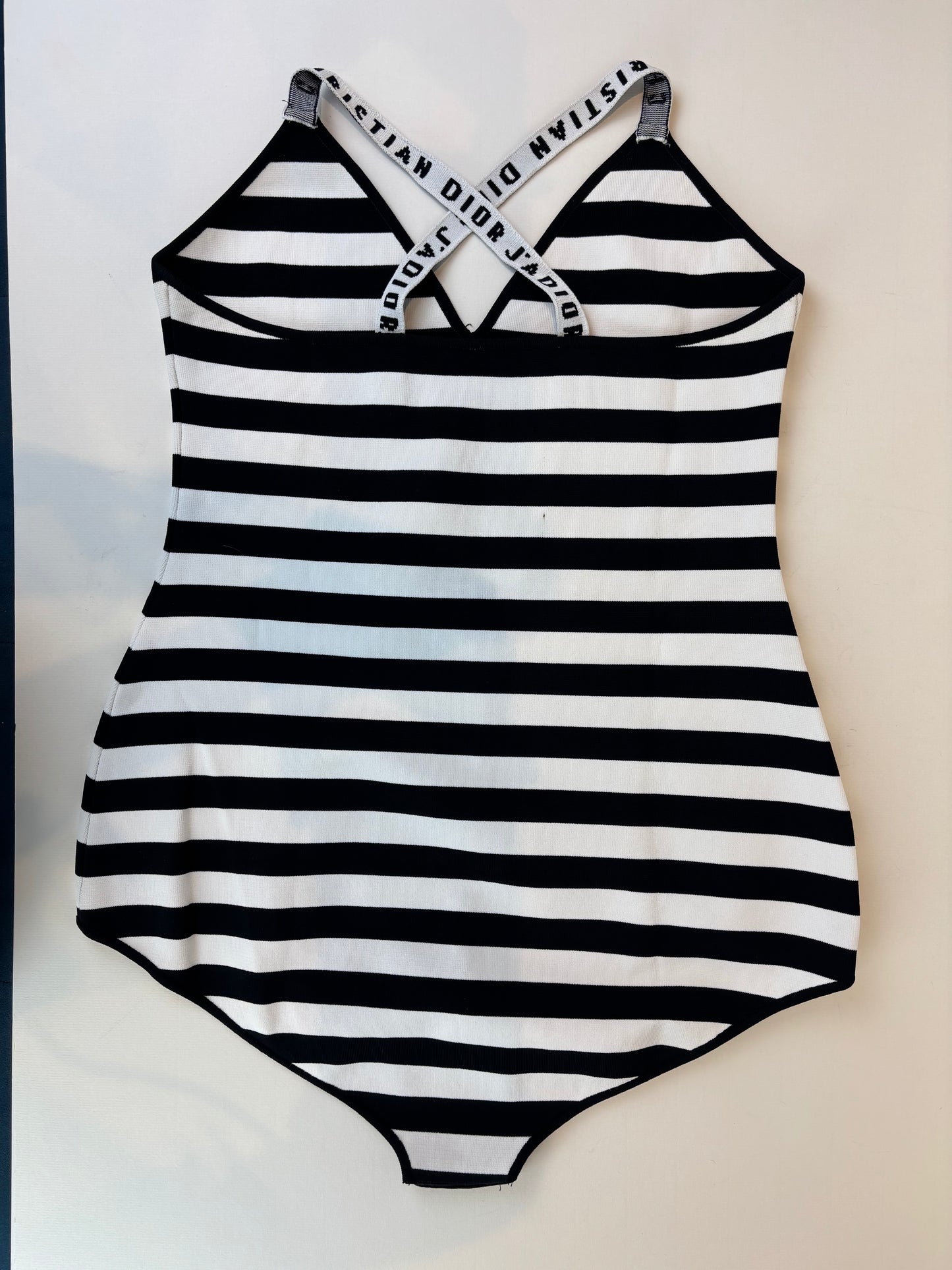 Christian Dior black and white bodysuit - M