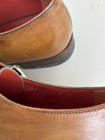 Load image into Gallery viewer, Santoni Two-Tone Double Monk Strap Shoes - 4 UK
