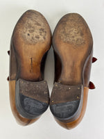 Load image into Gallery viewer, Santoni Two-Tone Double Monk Strap Shoes - 4 UK
