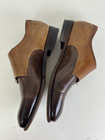 Load image into Gallery viewer, Santoni Two-Tone Double Monk Strap Shoes - 4 UK
