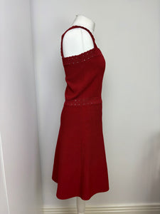 Sandro red dress - 12 UK