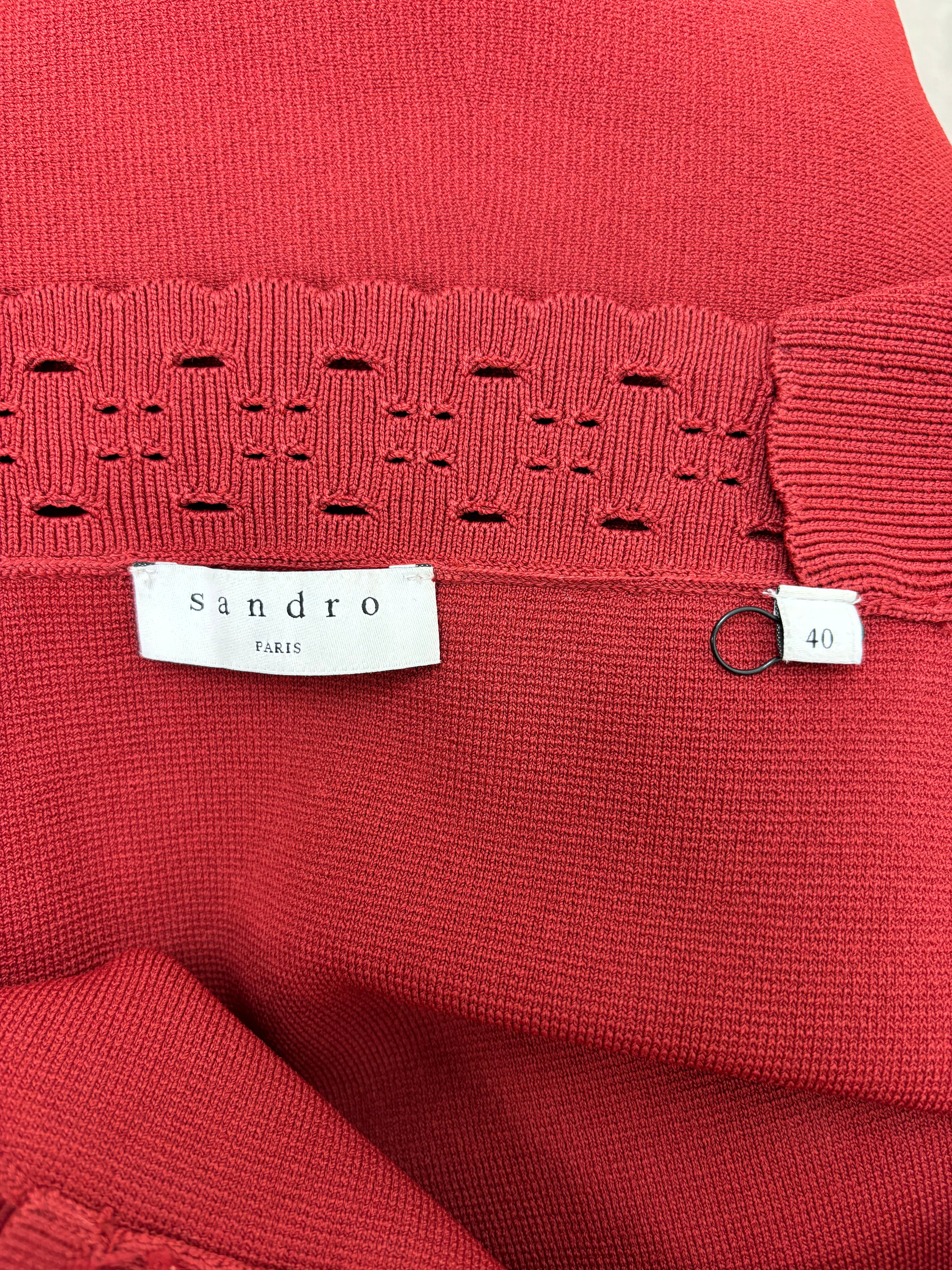 Sandro red dress - 12 UK