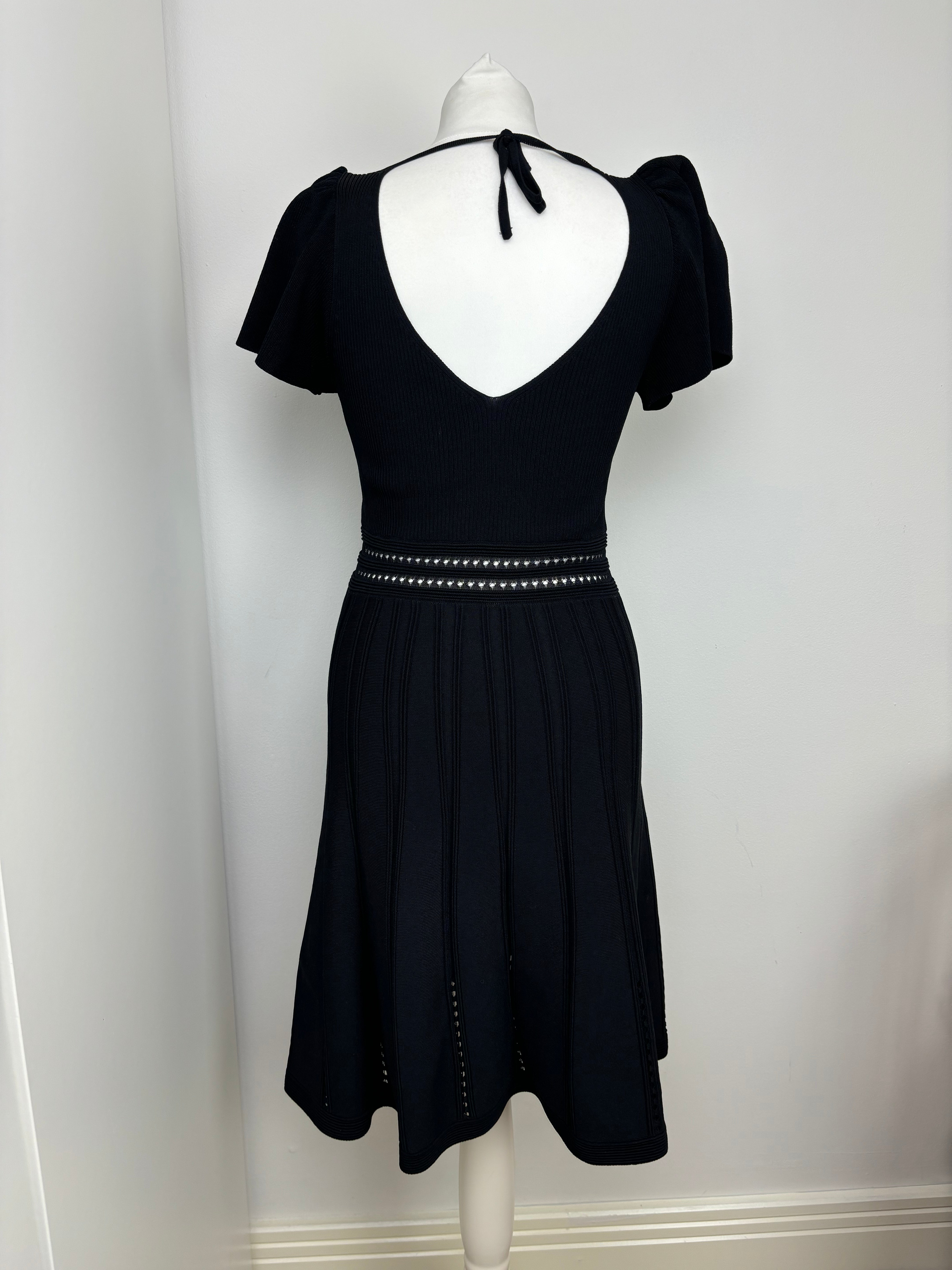 Sandro black dress - 10 UK