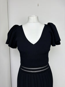 Sandro black dress - 10 UK