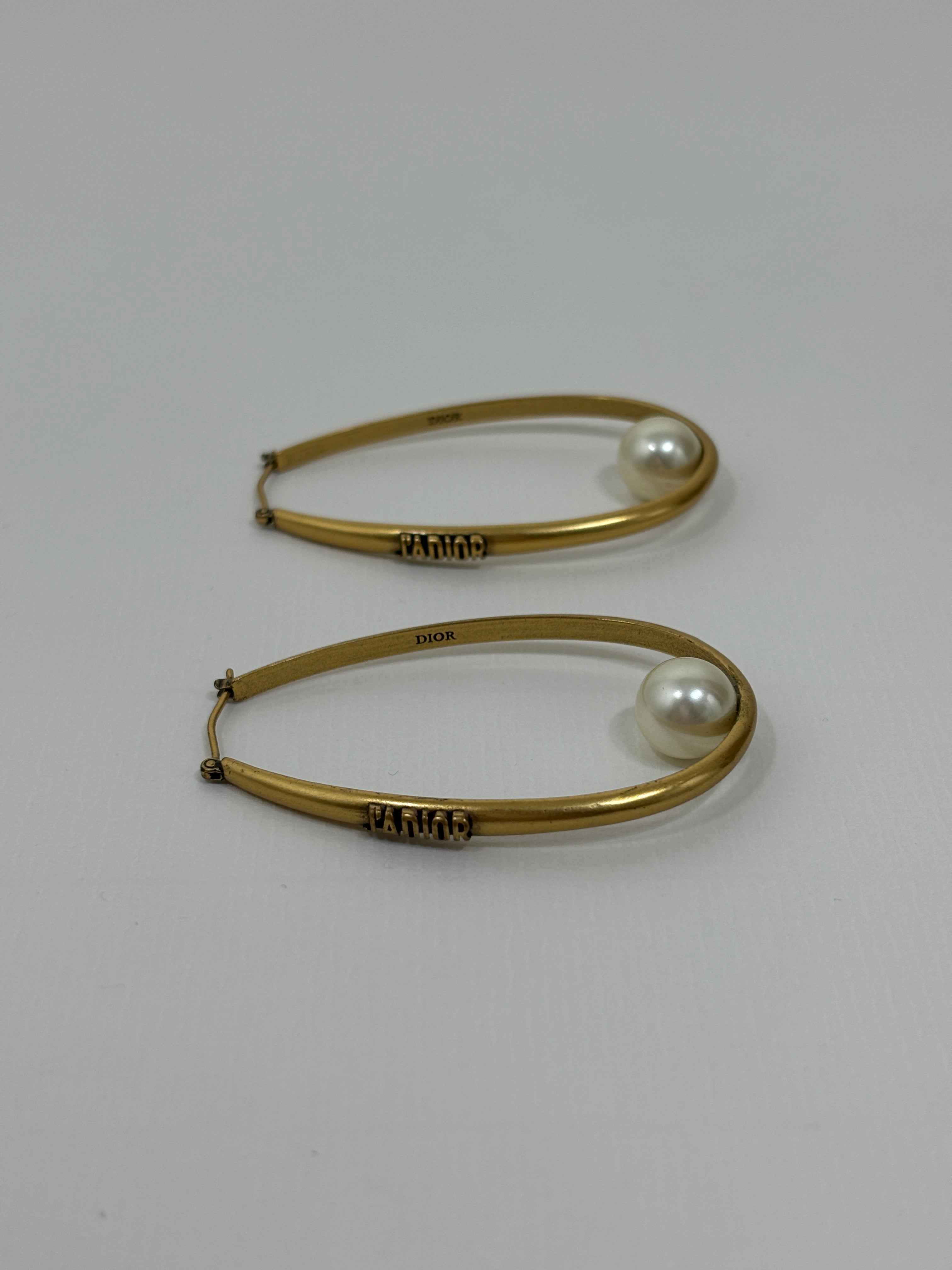 Dior hoop earrings