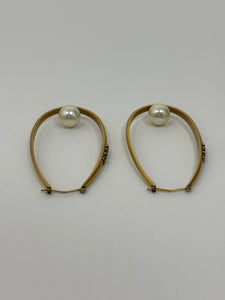 Dior hoop earrings