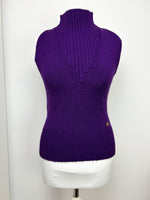 Load image into Gallery viewer, Versace purple wool top - M
