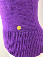 Load image into Gallery viewer, Versace purple wool top - M
