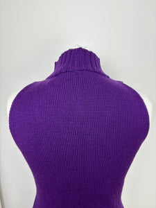 Versace purple wool top - M