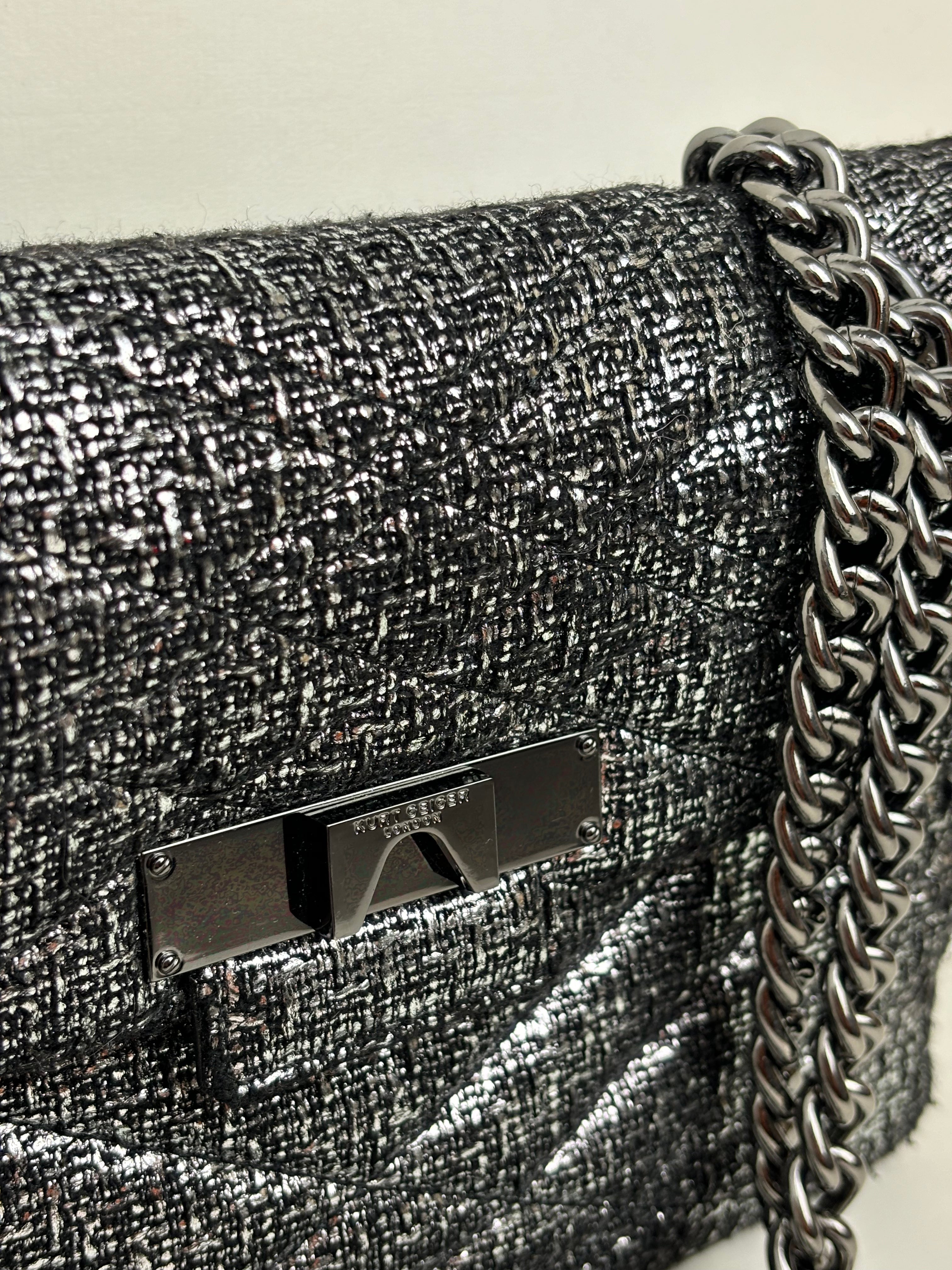 Kurt Geiger silver bag