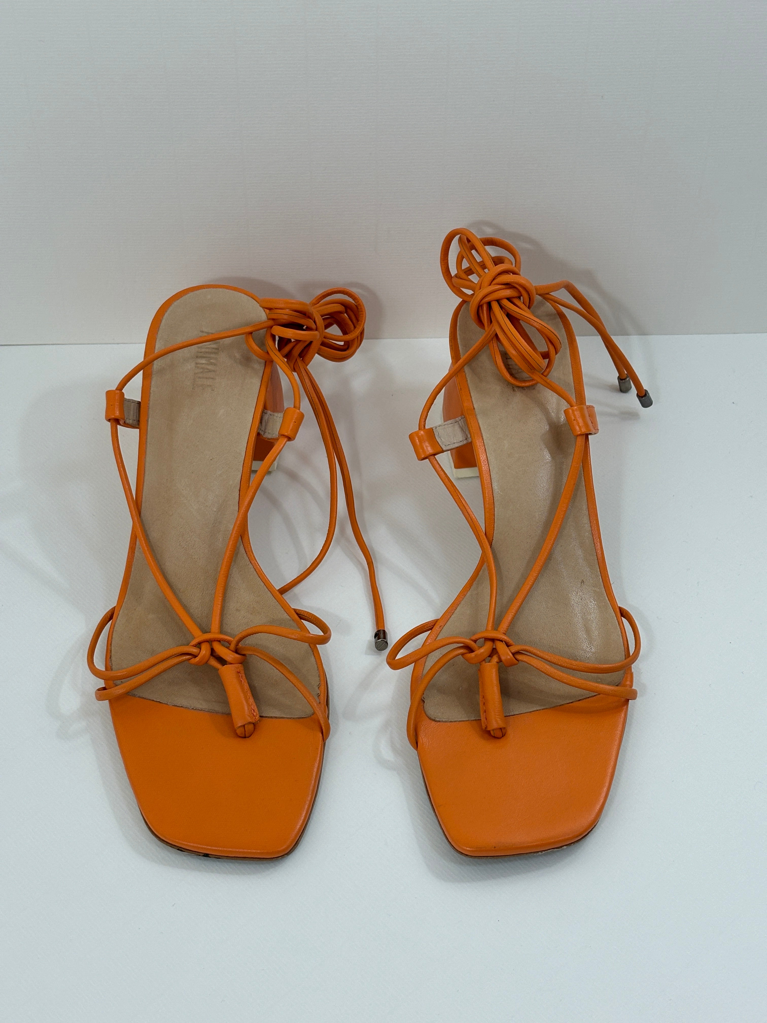 Animale orange sandals - 7 UK